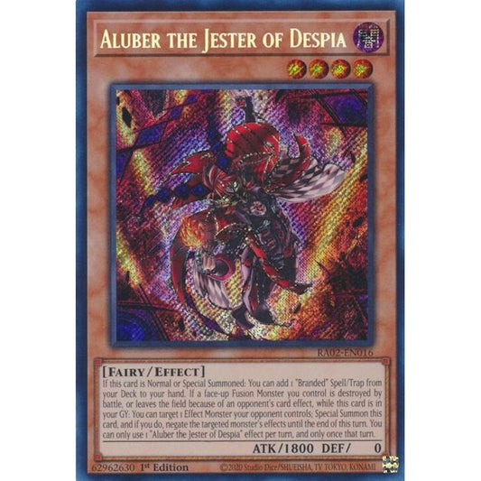 Image for Aluber the Jester of Despia (Secret Rare) (RA02-EN016) (RA02) - YuGiOh