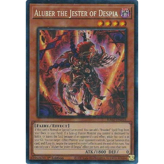 Image for Aluber the Jester of Despia (PCR) (RA02-EN016) (RA02) - YuGiOh