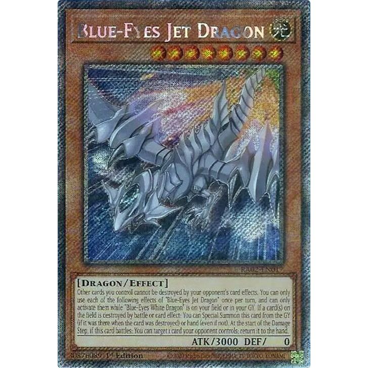 Image for Blue-Eyes Jet Dragon (Platinum Secret Rare) (RA02-EN017) (RA02) - YuGiOh