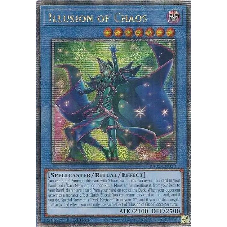 Image for Illusion of Chaos (Quarter Century Secret Rare) (RA02-EN020) (RA02) - YuGiOh