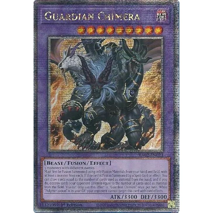 Image for Guardian Chimera (Quarter Century Secret Rare) (RA02-EN023) (RA02) - YuGiOh