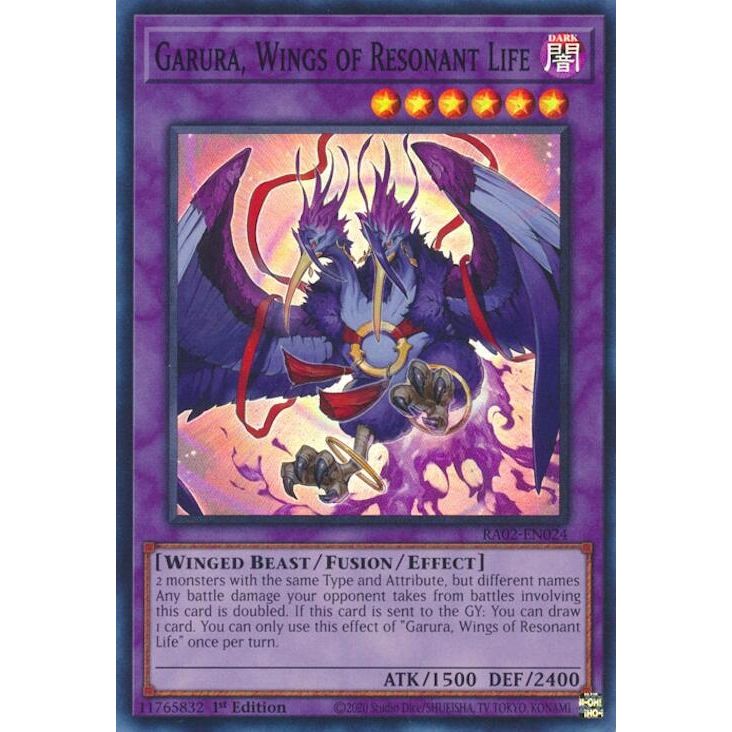 Image for Garura, Wings of Resonant Life (RA02-EN024) (RA02) - YuGiOh
