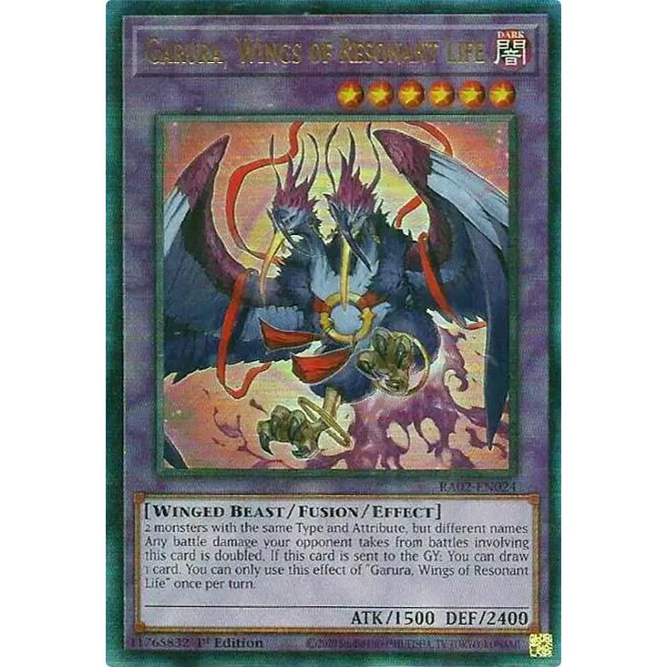 Image for Garura, Wings of Resonant Life (PUR) (RA02-EN024) (RA02) - YuGiOh