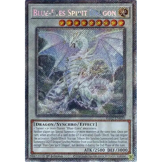Image for Blue-Eyes Spirit Dragon (Platinum Secret Rare) (RA02-EN030) (RA02) - YuGiOh
