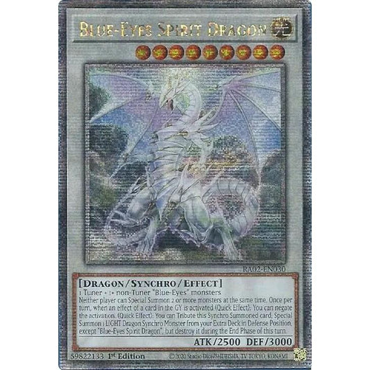 Image for Blue-Eyes Spirit Dragon (Quarter Century Secret Rare) (RA02-EN030) (RA02) - YuGiOh