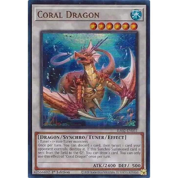 Image for Coral Dragon (UR) (RA02-EN031) (RA02) - YuGiOh