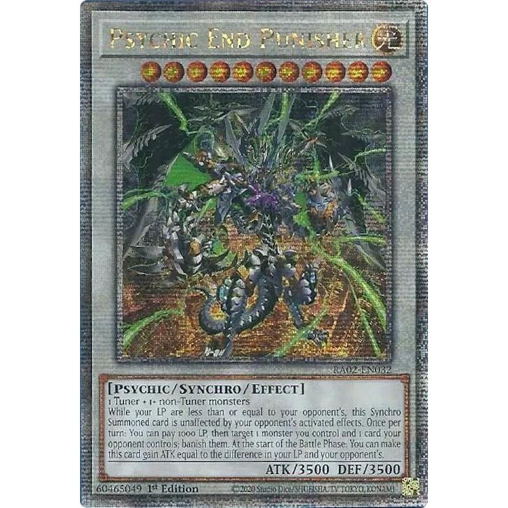 Image for Psychic End Punisher (Quarter Century Secret Rare) (RA02-EN032) (RA02) - YuGiOh