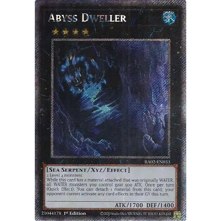Image for Abyss Dweller (Platinum Secret Rare) (RA02-EN033) (RA02) - YuGiOh