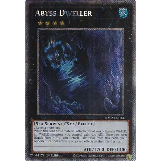Image for Abyss Dweller (Platinum Secret Rare) (RA02-EN033) (RA02) - YuGiOh