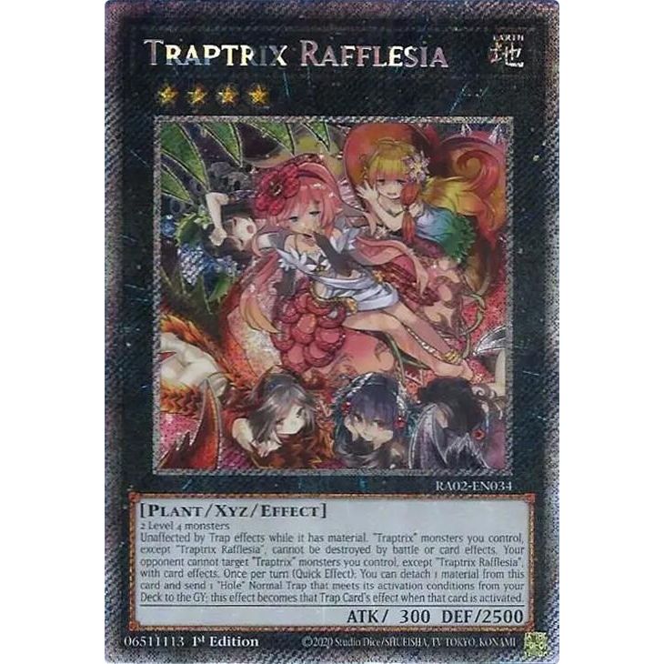 Image for Traptrix Rafflesia (Platinum Secret Rare) (RA02-EN034) (RA02) - YuGiOh
