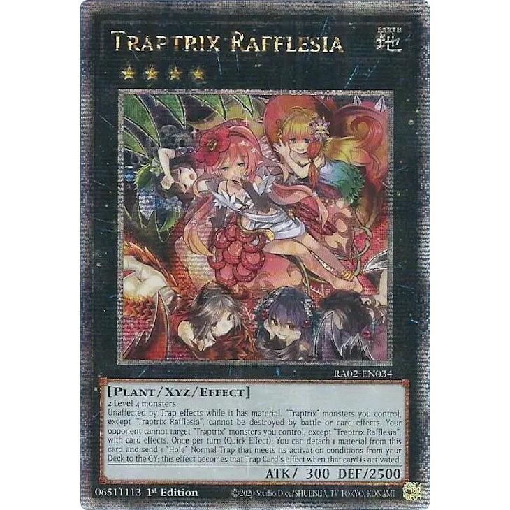 Image for Traptrix Rafflesia (Quarter Century Secret Rare) (RA02-EN034) (RA02) - YuGiOh