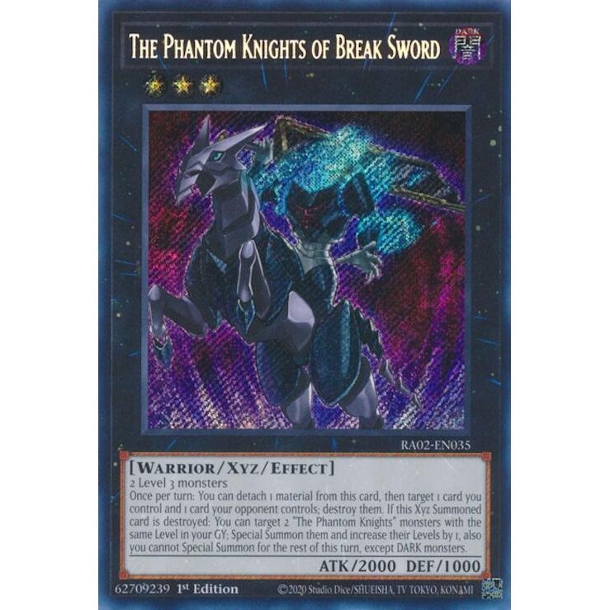 Image for The Phantom Knights of Break Sword (Secret Rare) (RA02-EN035) (RA02) - YuGiOh