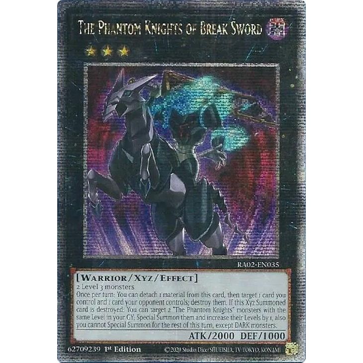 Image for The Phantom Knights of Break Sword (Quarter Century Secret Rare) (RA02-EN035) (RA02) - YuGiOh