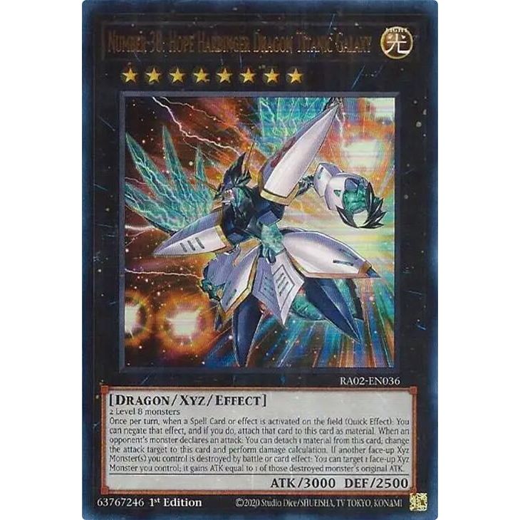 Image for Number 38: Hope Harbinger Dragon Titanic Galaxy (UR) (RA02-EN036) (RA02) - YuGiOh
