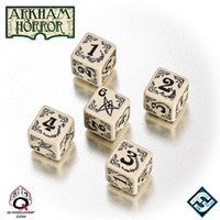 Image for Arkham Horror Dice Set: Beige with Black - Boardgames