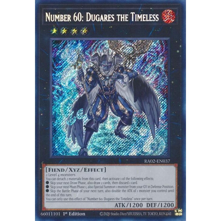 Image for Number 60: Dugares the Timeless (Secret Rare) (RA02-EN037) (RA02) - YuGiOh
