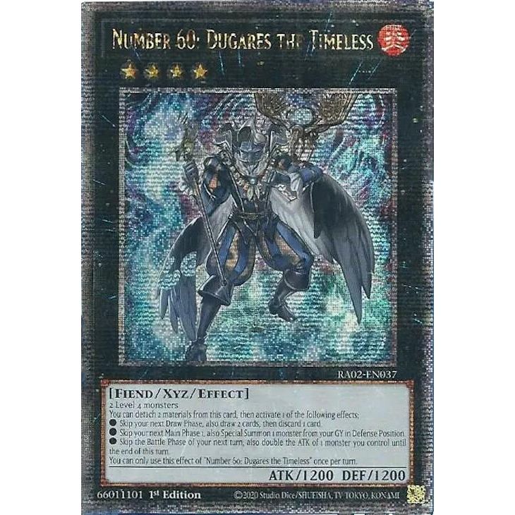 Image for Number 60: Dugares the Timeless (Quarter Century Secret Rare) (RA02-EN037) (RA02) - YuGiOh