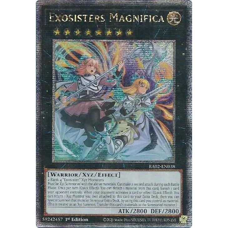 Image for Exosisters Magnifica (Quarter Century Secret Rare) (RA02-EN038) (RA02) - YuGiOh