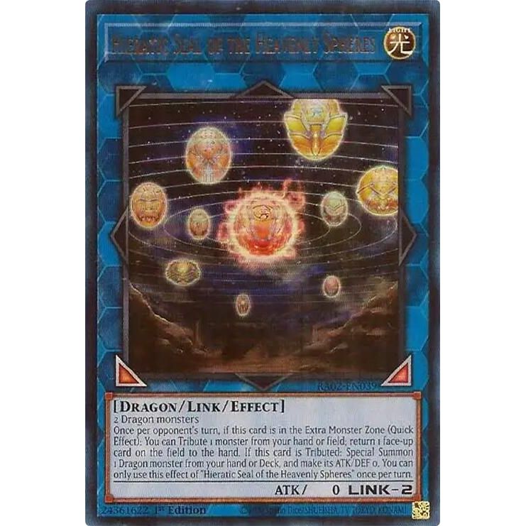 Image for Hieratic Seal of the Heavenly Spheres (UR) (RA02-EN039) (RA02) - YuGiOh