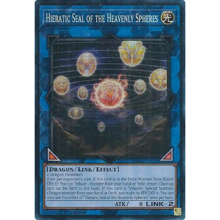 Image for Hieratic Seal of the Heavenly Spheres (PCR) (RA02-EN039) (RA02) - YuGiOh