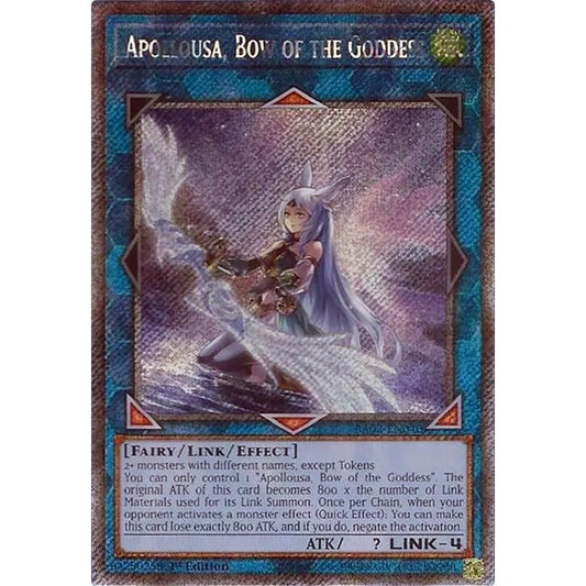 Image for Apollousa, Bow of the Goddess (Alternate Art) (Platinum Secret Rare) (RA02-EN040) (RA02) - YuGiOh