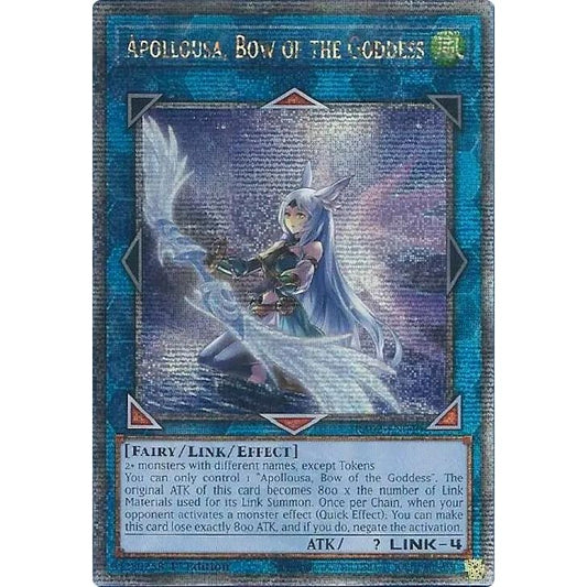 Image for Apollousa, Bow of the Goddess (Alternate Art) (Quarter Century Secret Rare) (RA02-EN040) (RA02) - YuGiOh