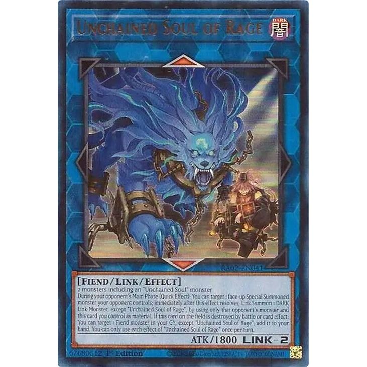 Image for Unchained Soul of Rage (UR) (RA02-EN041) (RA02) - YuGiOh