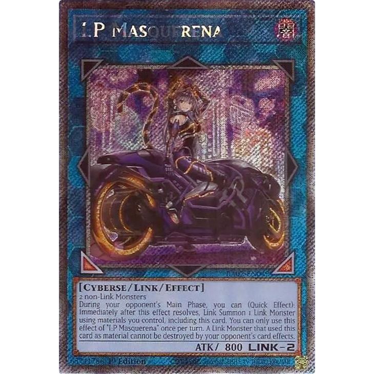 Image for I:P Masquerena (Alternate Art) (Platinum Secret Rare) (RA02-EN042) (RA02) - YuGiOh
