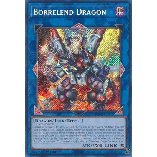 Image for Borrelend Dragon (Secret Rare) (RA02-EN043) (RA02) - YuGiOh