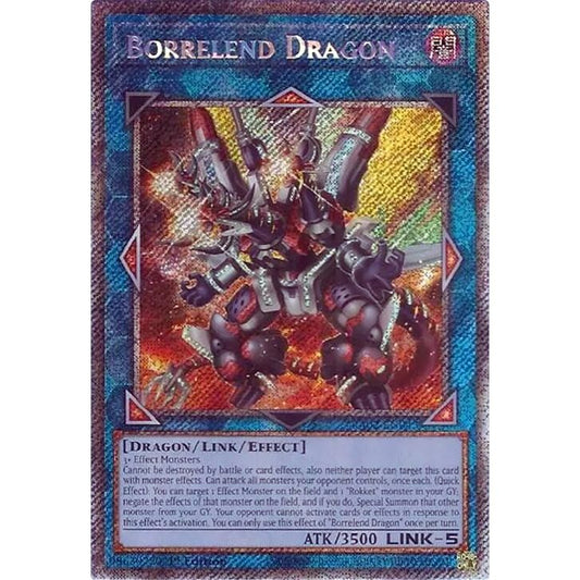 Image for Borrelend Dragon (Platinum Secret Rare) (RA02-EN043) (RA02) - YuGiOh