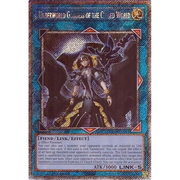 Image for Underworld Goddess of the Closed World (Platinum Secret Rare) (RA02-EN045) (RA02) - YuGiOh