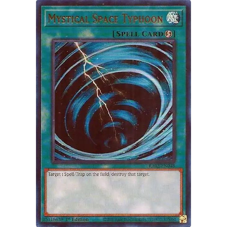 Image for Mystical Space Typhoon (UR) (RA02-EN048) (RA02) - YuGiOh