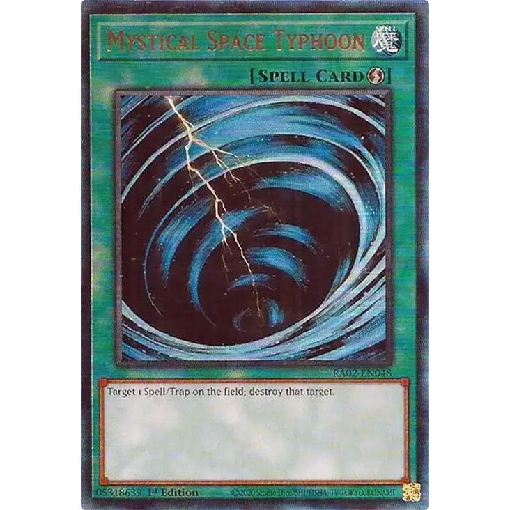 Image for Mystical Space Typhoon (PUR) (RA02-EN048) (RA02) - YuGiOh