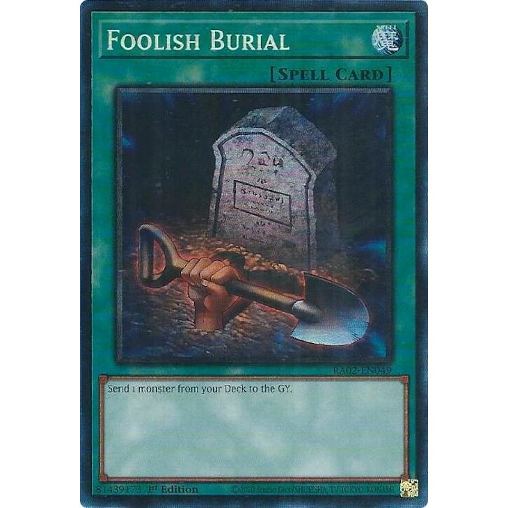 Image for Foolish Burial (PCR) (RA02-EN049) (RA02) - YuGiOh