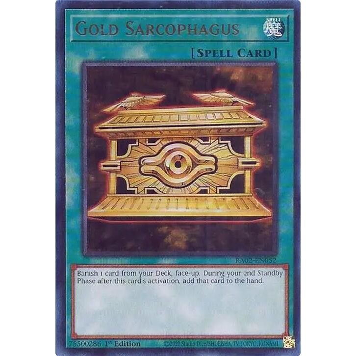 Image for Gold Sarcophagus (UR) (RA02-EN052) (RA02) - YuGiOh