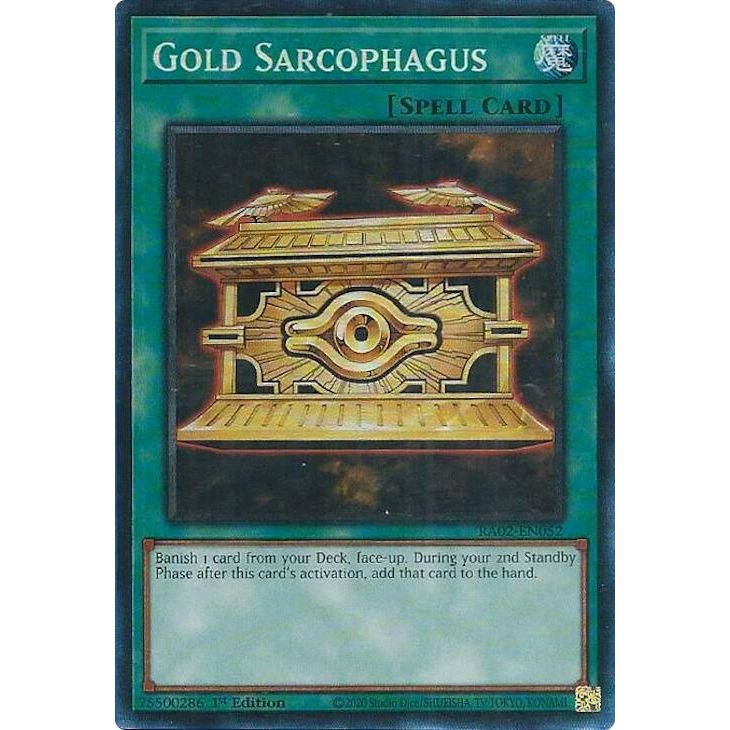 Image for Gold Sarcophagus (PCR) (RA02-EN052) (RA02) - YuGiOh