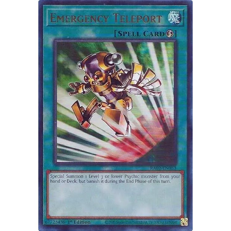 Image for Emergency Teleport (UR) (RA02-EN053) (RA02) - YuGiOh