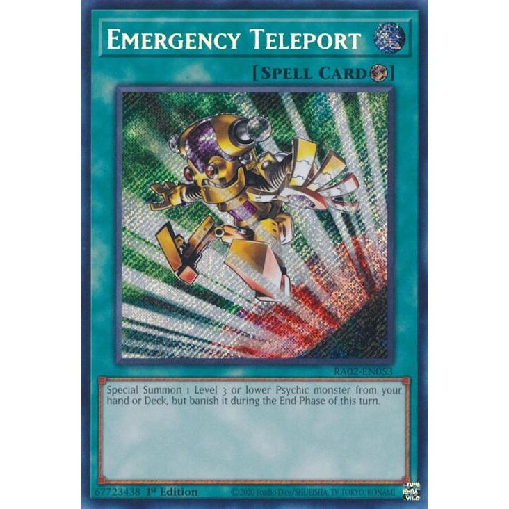 Image for Emergency Teleport (Secret Rare) (RA02-EN053) (RA02) - YuGiOh