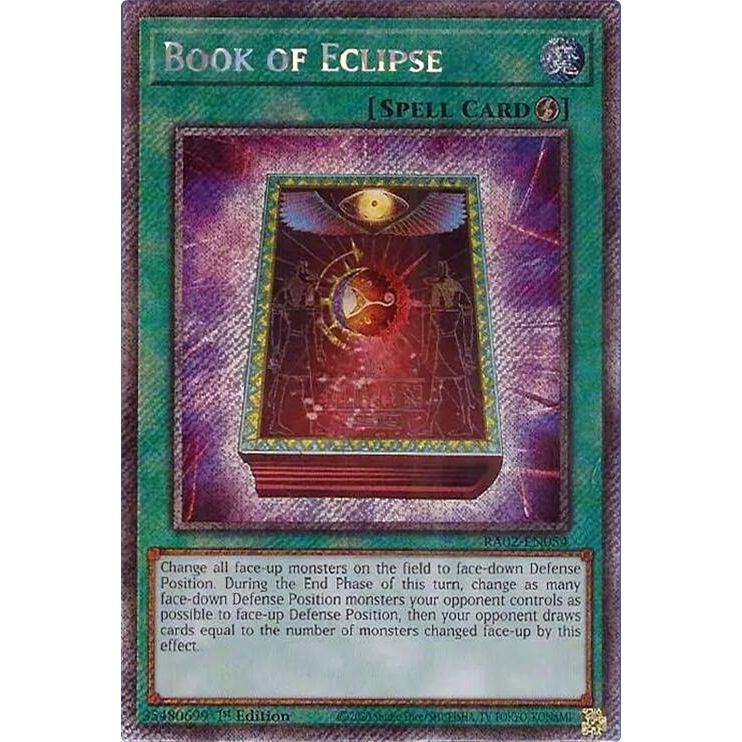 Image for Book of Eclipse (Platinum Secret Rare) (RA02-EN054) (RA02) - YuGiOh