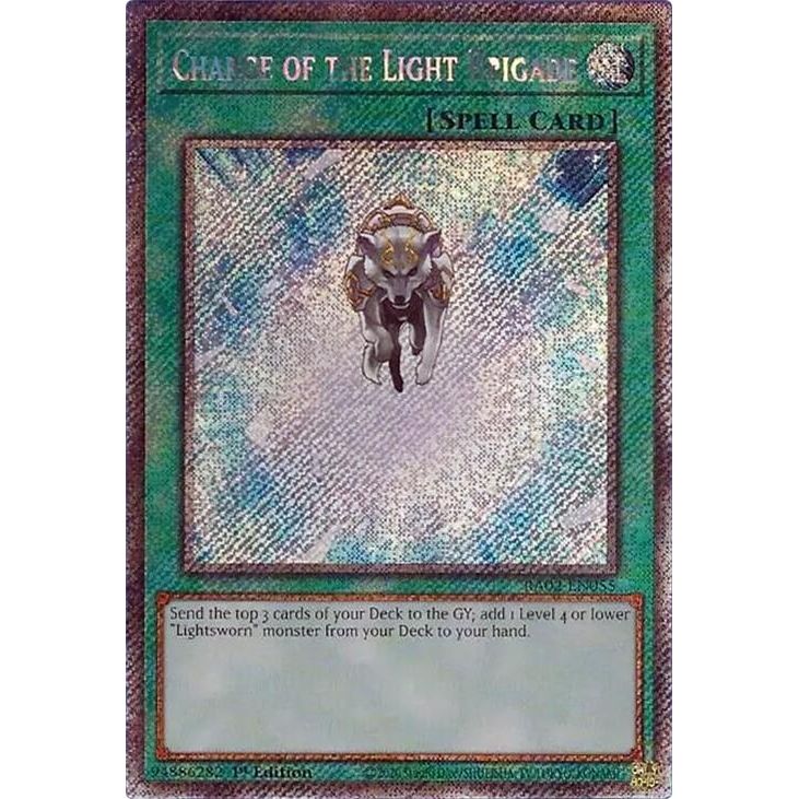 Image for Charge of the Light Brigade (Platinum Secret Rare) (RA02-EN055) (RA02) - YuGiOh