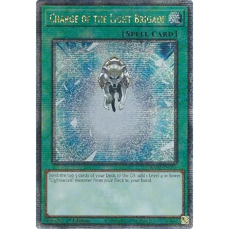 Image for Charge of the Light Brigade (Quarter Century Secret Rare) (RA02-EN055) (RA02) - YuGiOh