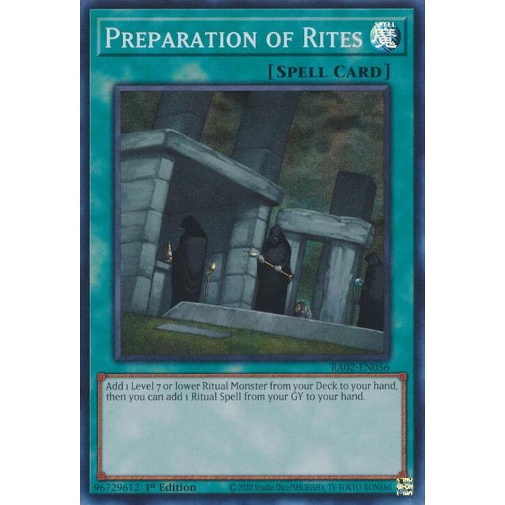 Image for Preparation of Rites (RA02-EN056) (RA02) - YuGiOh