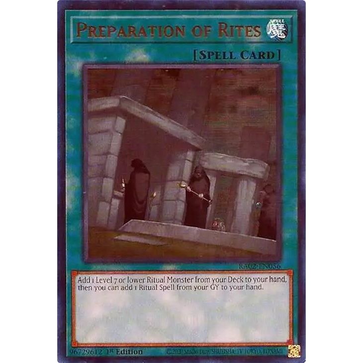 Image for Preparation of Rites (UR) (RA02-EN056) (RA02) - YuGiOh