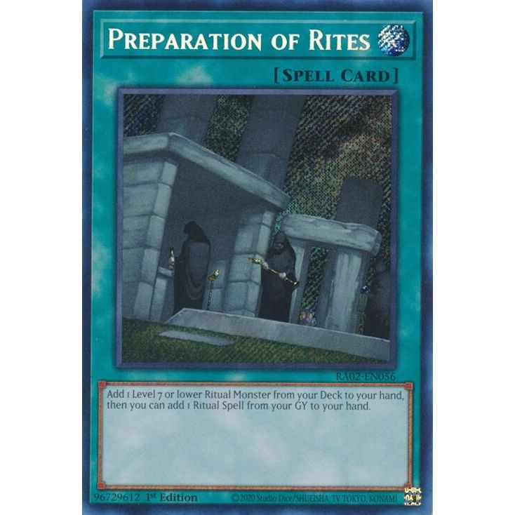 Image for Preparation of Rites (Secret Rare) (RA02-EN056) (RA02) - YuGiOh