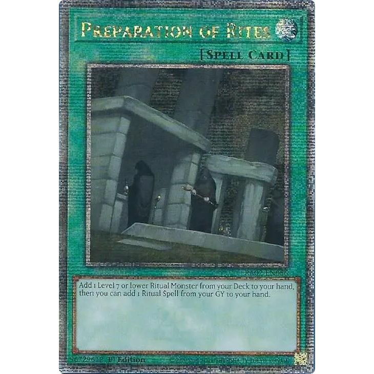 Image for Preparation of Rites (Quarter Century Secret Rare) (RA02-EN056) (RA02) - YuGiOh