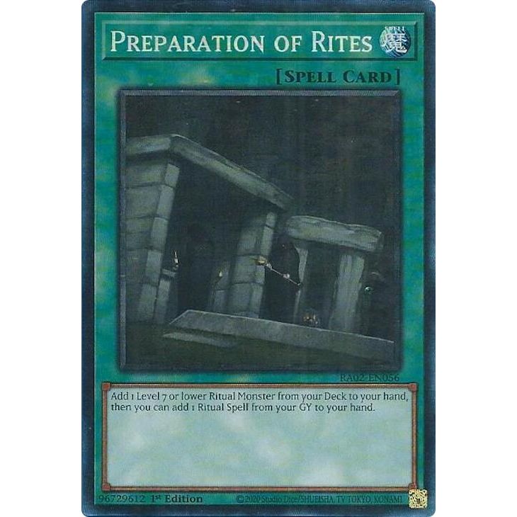 Image for Preparation of Rites (PCR) (RA02-EN056) (RA02) - YuGiOh