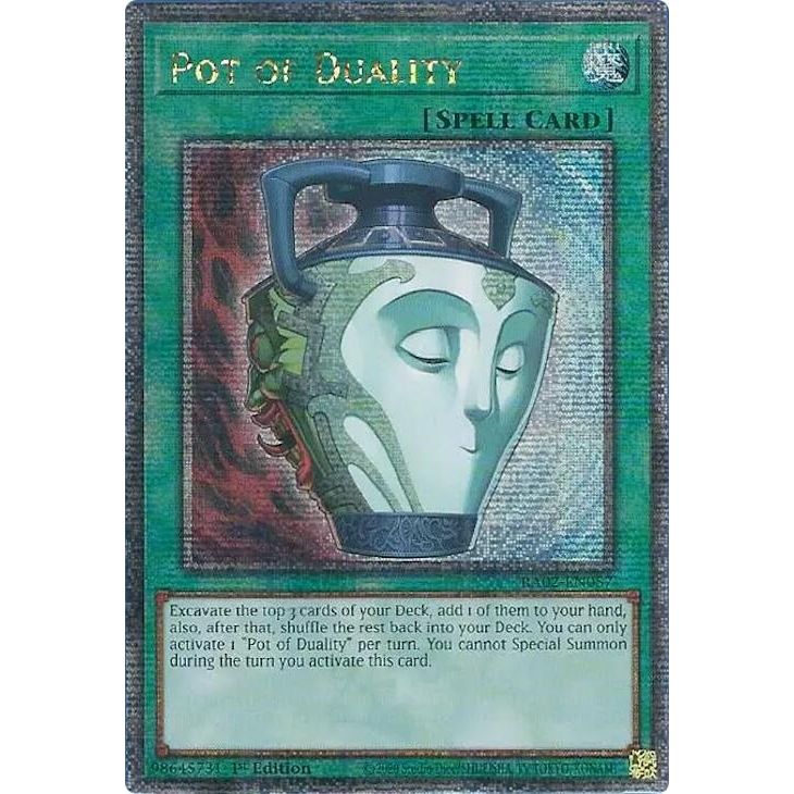 Image for Pot of Duality (Quarter Century Secret Rare) (RA02-EN057) (RA02) - YuGiOh