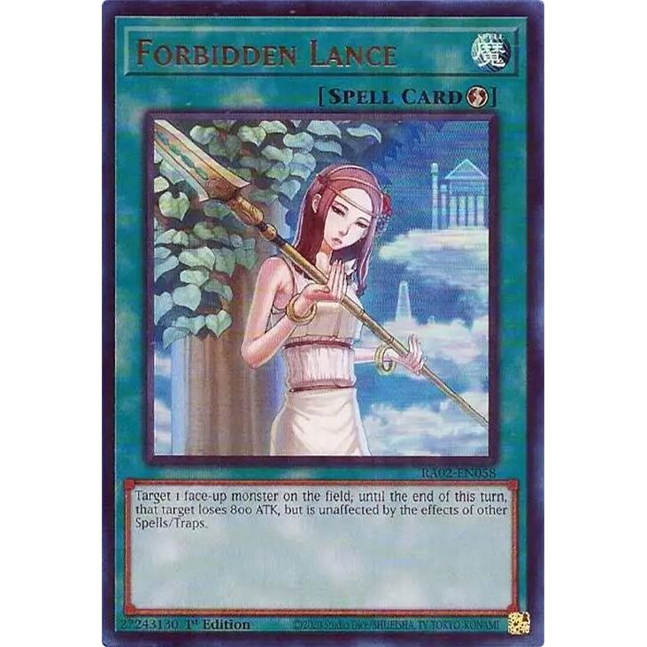 Image for Forbidden Lance (UR) (RA02-EN058) (RA02) - YuGiOh