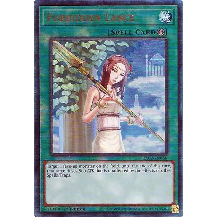 Image for Forbidden Lance (PUR) (RA02-EN058) (RA02) - YuGiOh