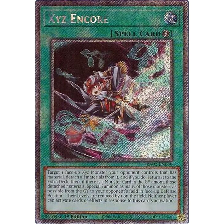 Image for Xyz Encore (Platinum Secret Rare) (RA02-EN059) (RA02) - YuGiOh